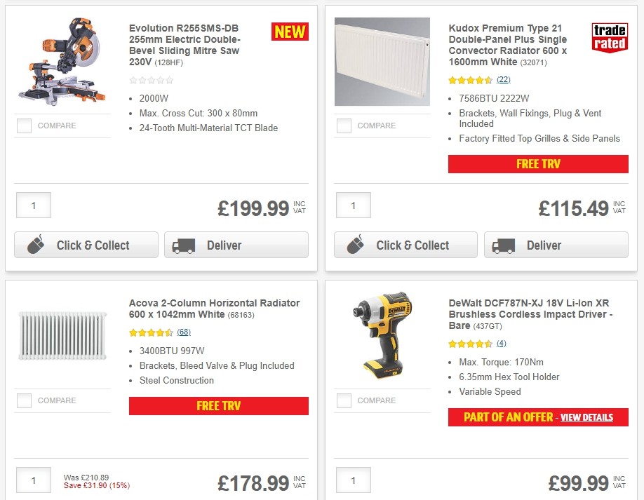 Screwfix Offers from 29 October