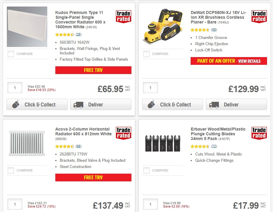 Screwfix Offers from 29 October