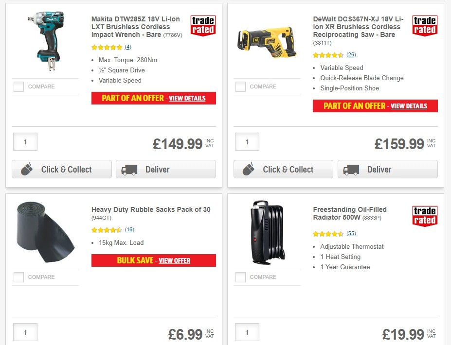 Screwfix Offers from 29 October