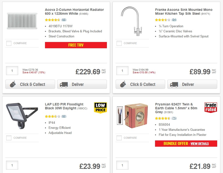 Screwfix Offers from 29 October