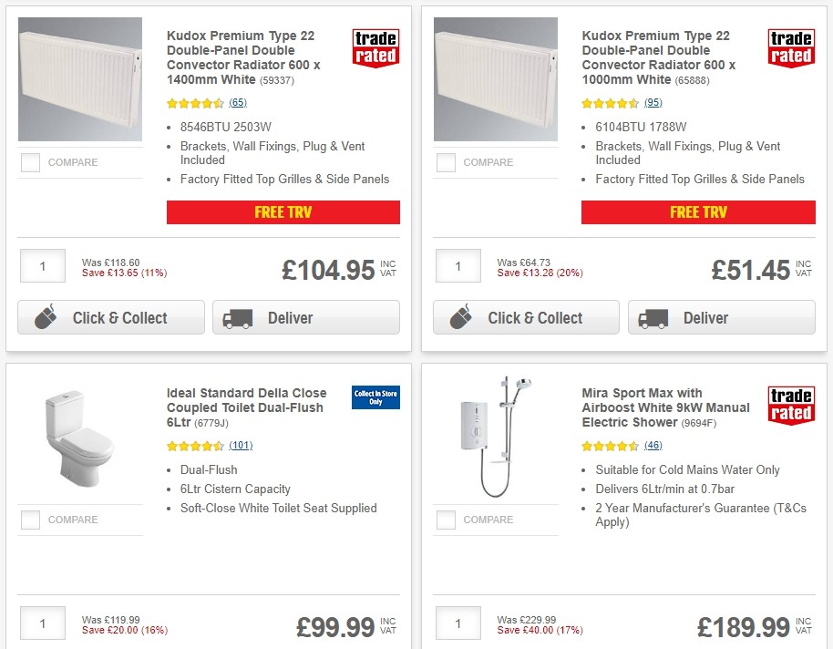 Screwfix Offers from 29 October