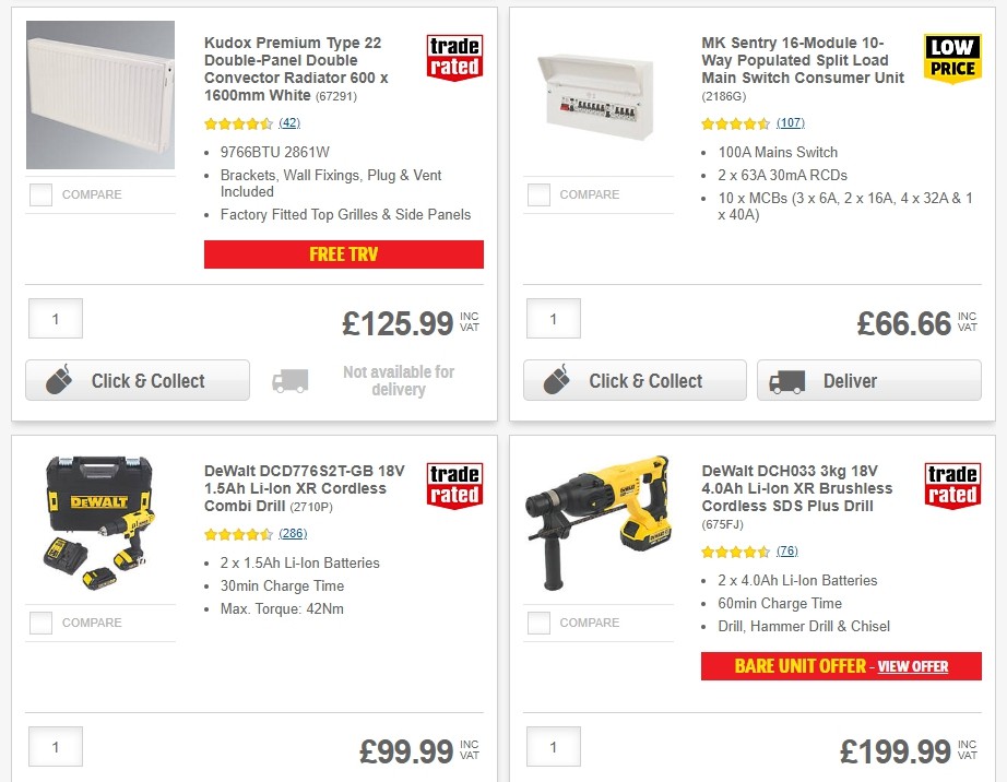 Screwfix Offers from 29 October