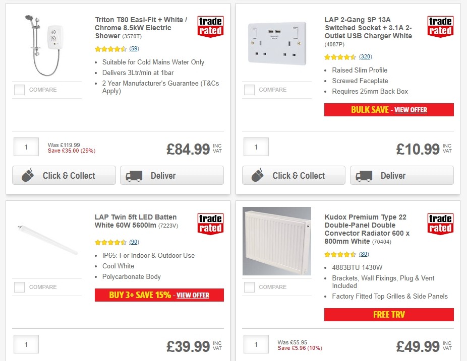 Screwfix Offers from 29 October