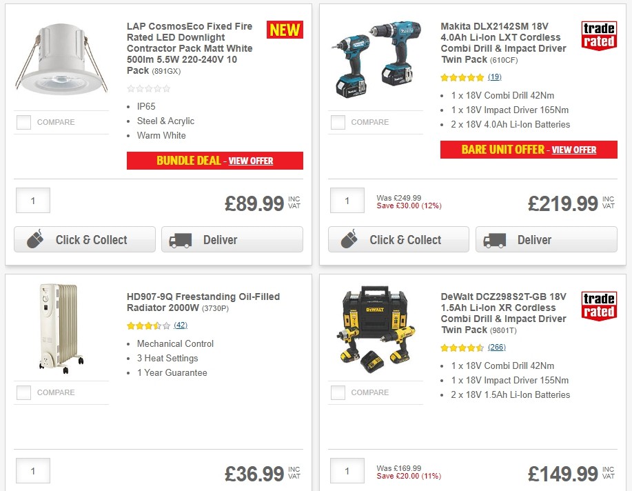 Screwfix Offers from 29 October