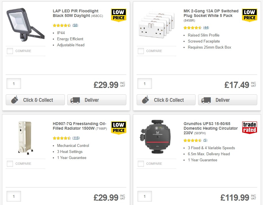 Screwfix Offers from 29 October