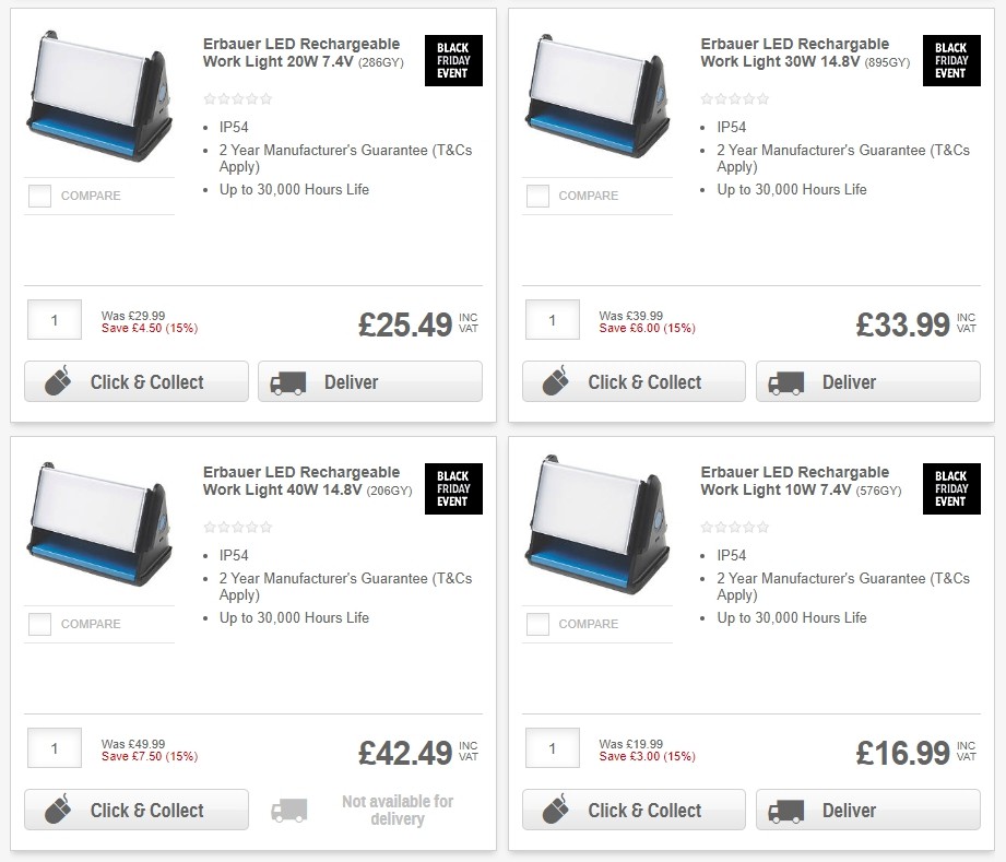 Screwfix Offers from 25 November