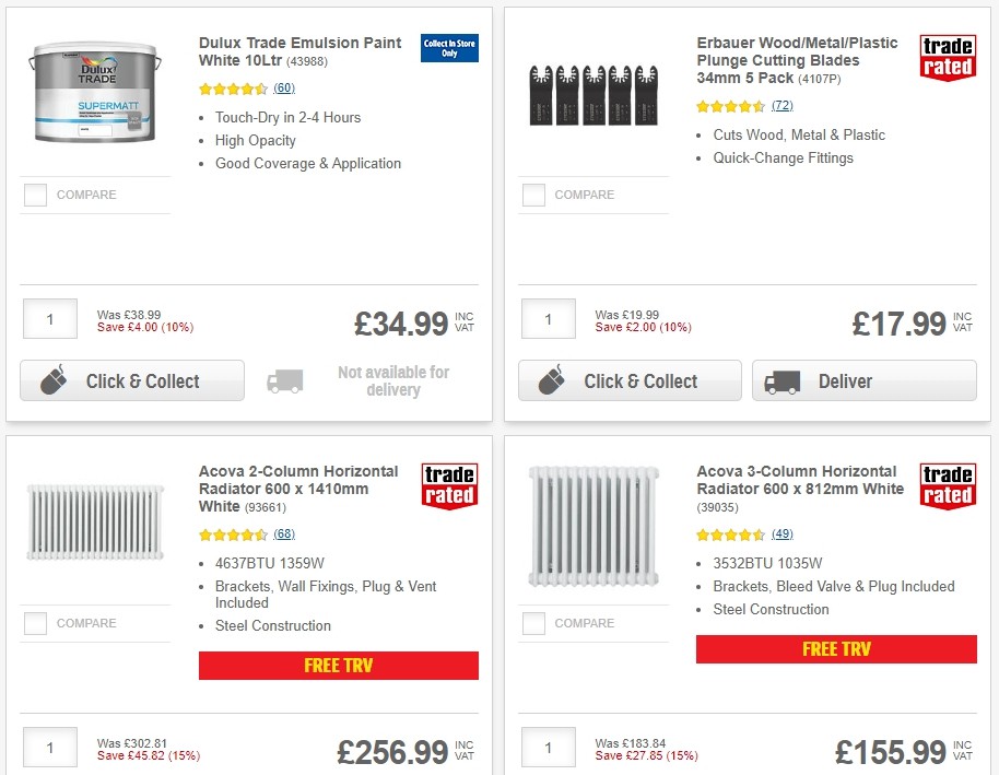 Screwfix Offers from 3 December