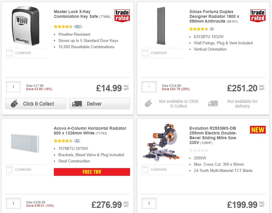 Screwfix Offers from 3 December