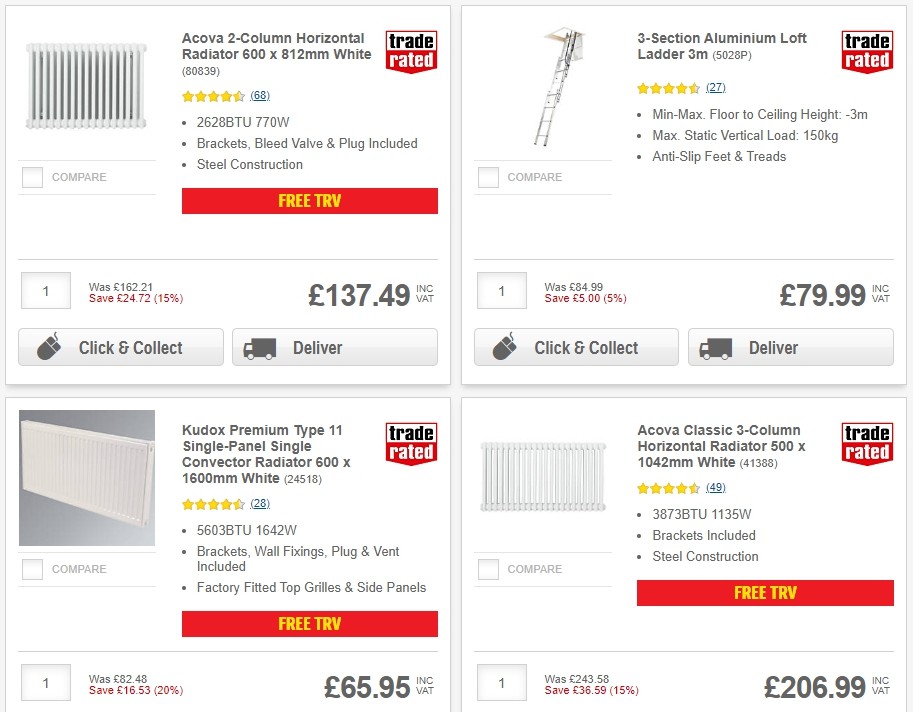 Screwfix Offers from 3 December