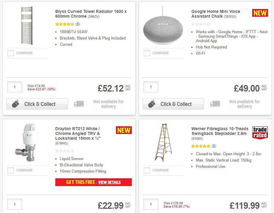 Screwfix Offers from 3 December