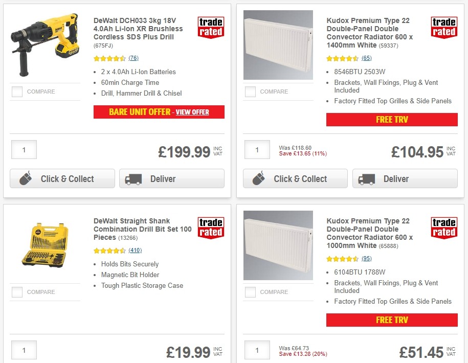 Screwfix Offers from 3 December