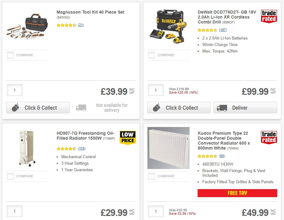 Screwfix Offers from 3 December