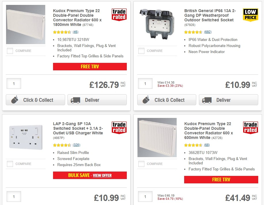 Screwfix Offers from 3 December