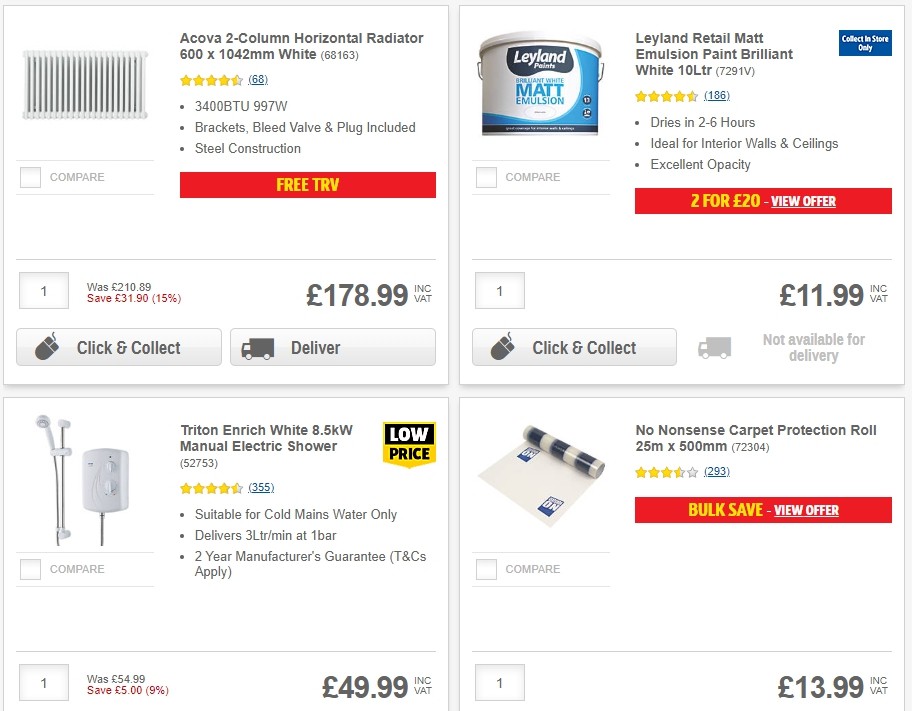 Screwfix Offers from 3 December