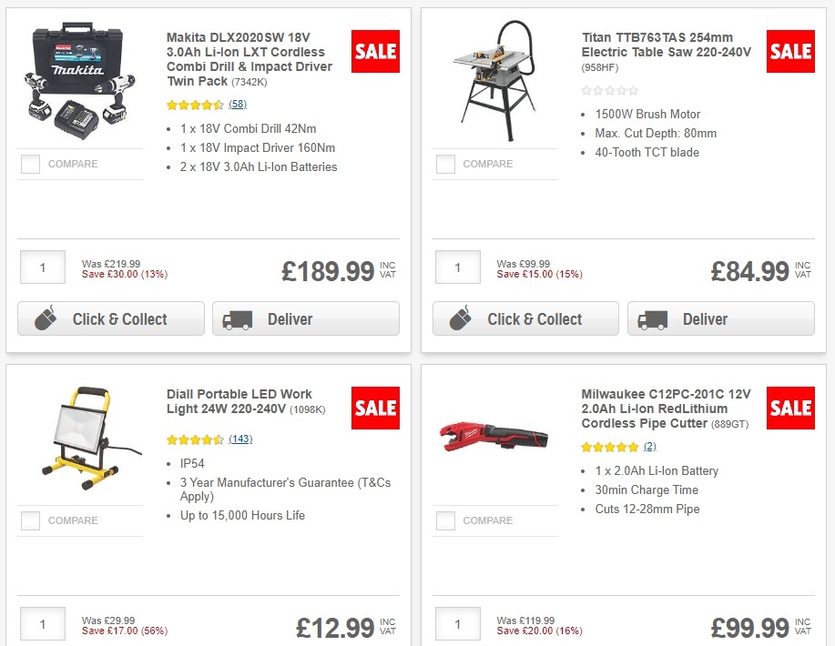 Screwfix Offers from 21 December