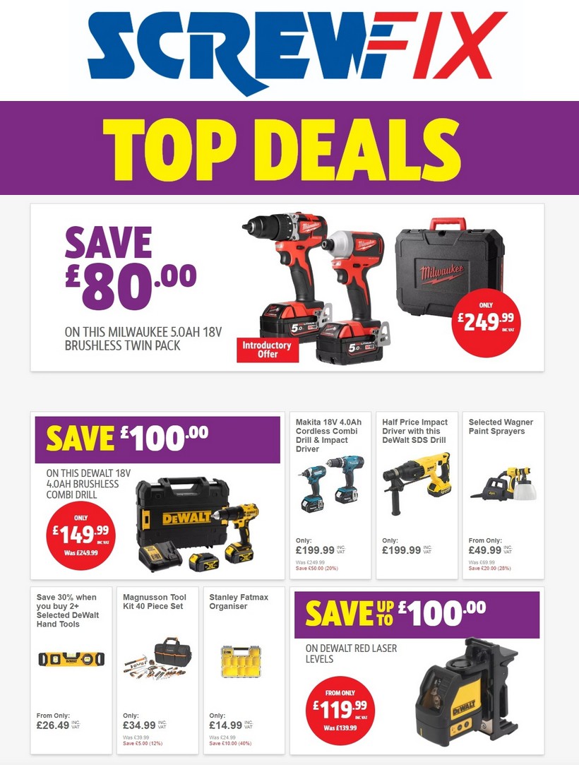 Screwfix Offers from 2 March