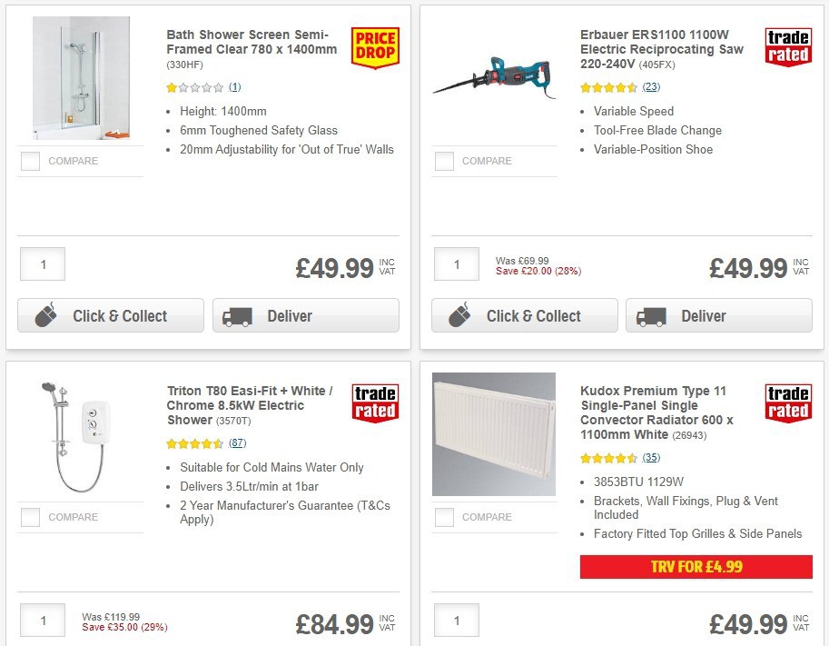 Screwfix Offers from 2 March