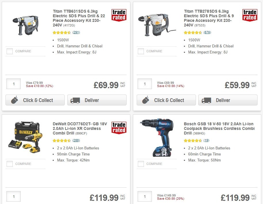 Screwfix Offers from 20 April