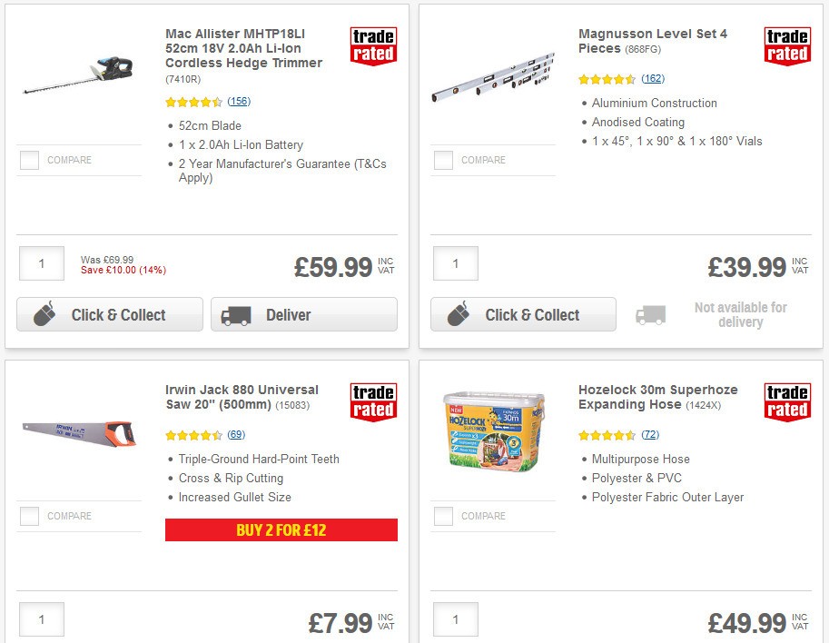 Screwfix Offers from 15 May