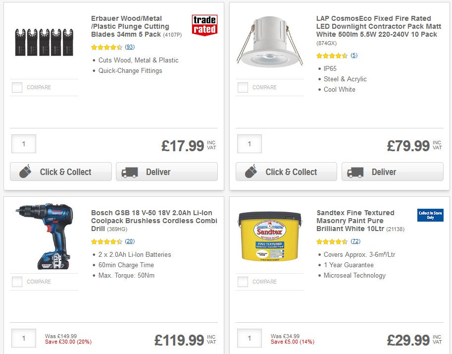 Screwfix Offers from 15 May