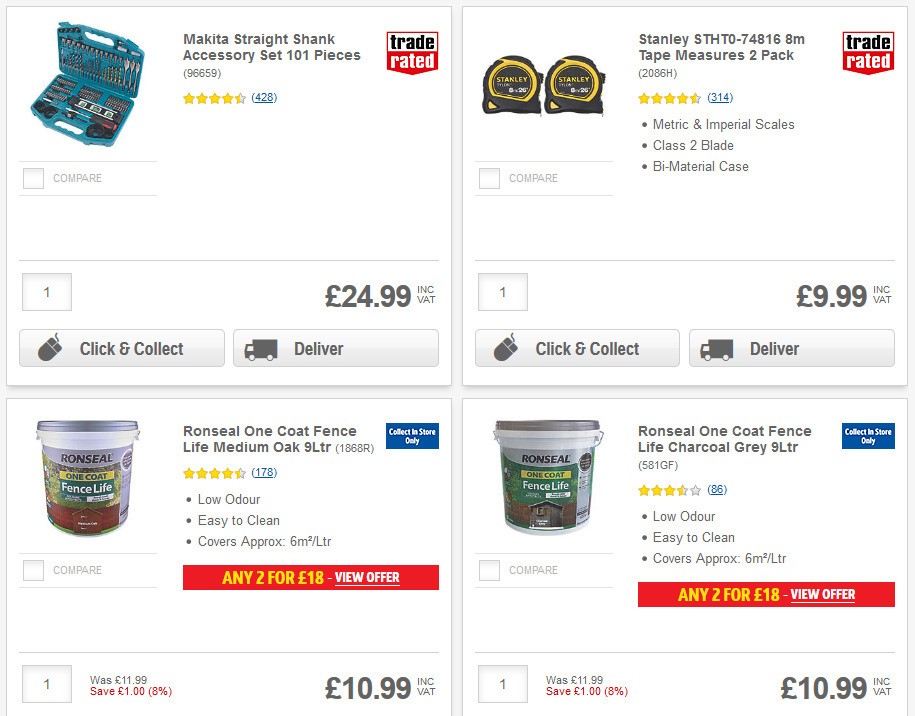 Screwfix Offers from 15 May