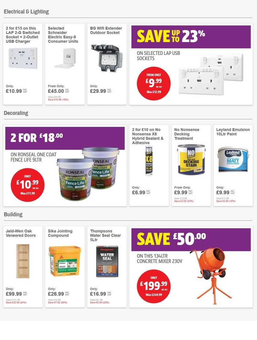 Screwfix Offers from 15 May