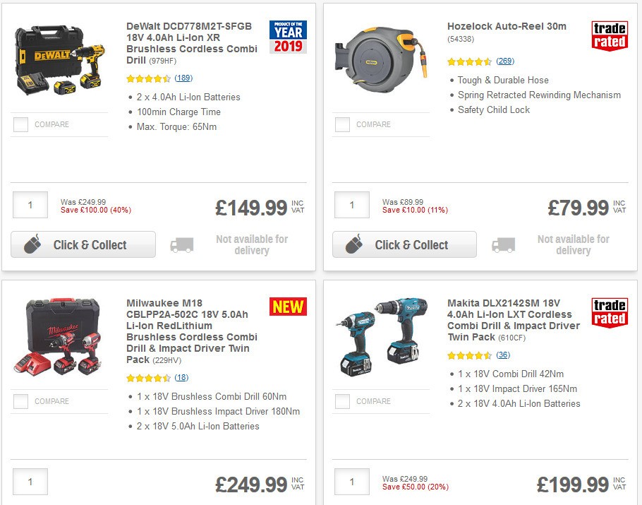 Screwfix Offers from 15 May