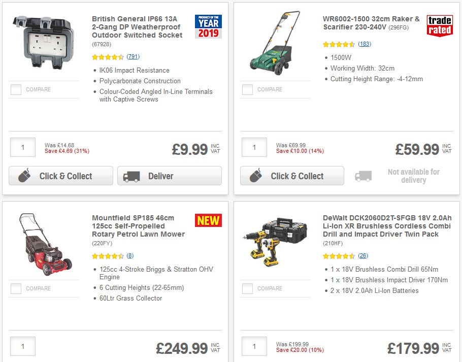 Screwfix Offers from 15 May