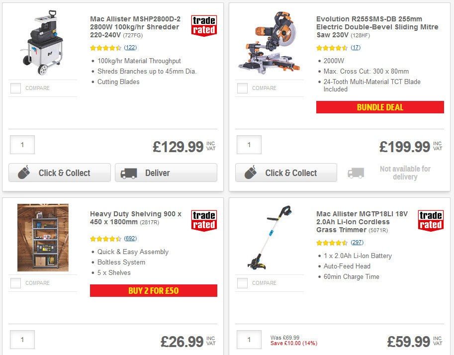 Screwfix Offers from 15 May