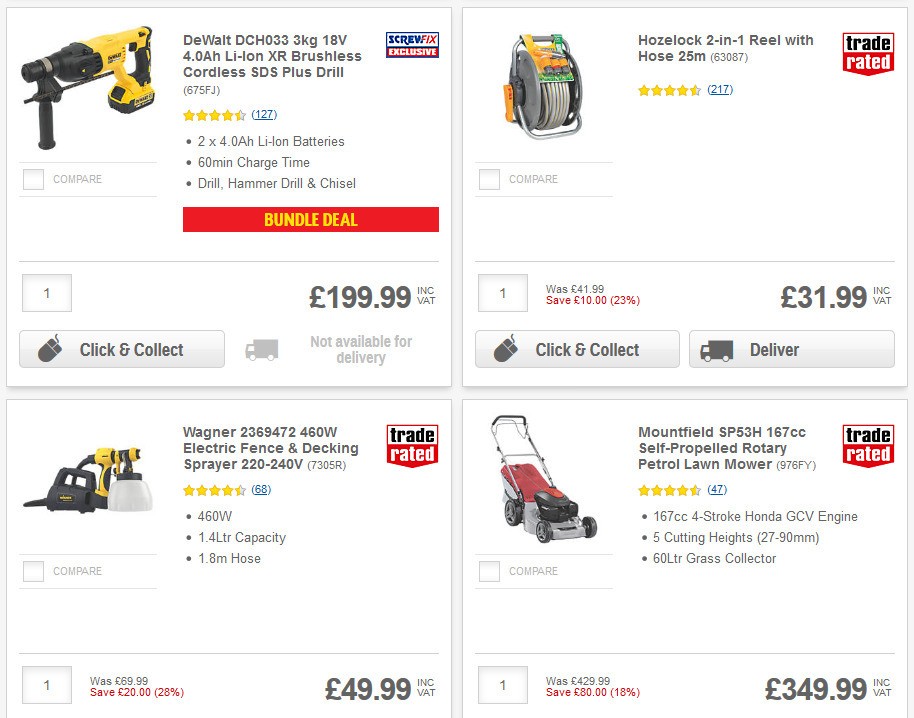 Screwfix Offers from 15 May