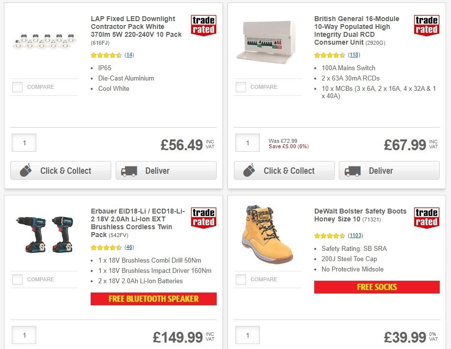 Screwfix Offers from 3 June