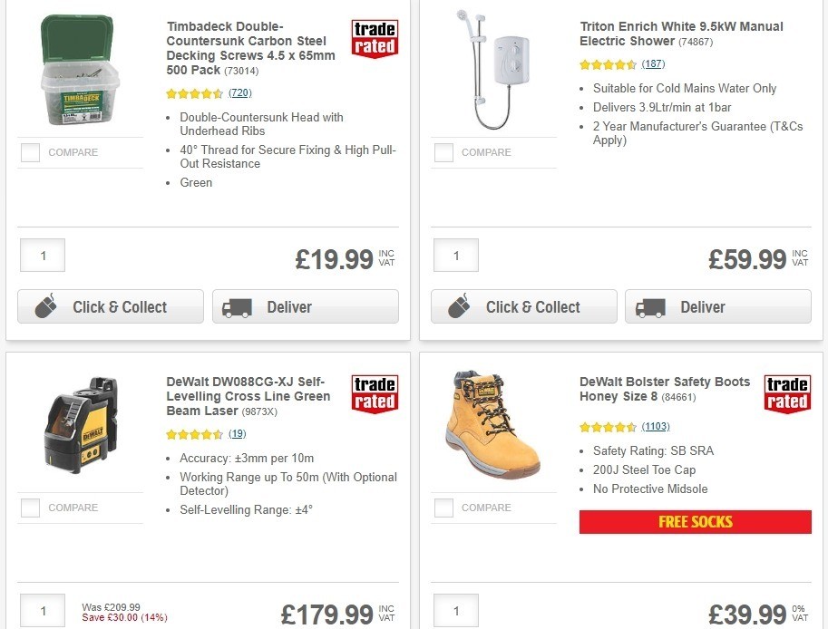 Screwfix Offers from 3 June