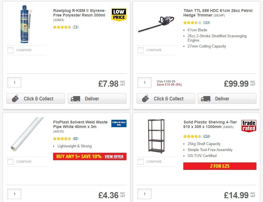 Screwfix Offers from 3 June