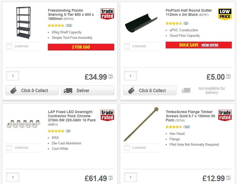 Screwfix Offers from 3 June