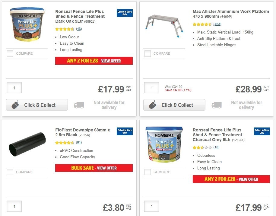 Screwfix Offers from 3 June
