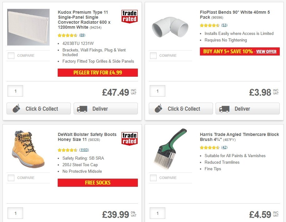 Screwfix Offers from 3 June