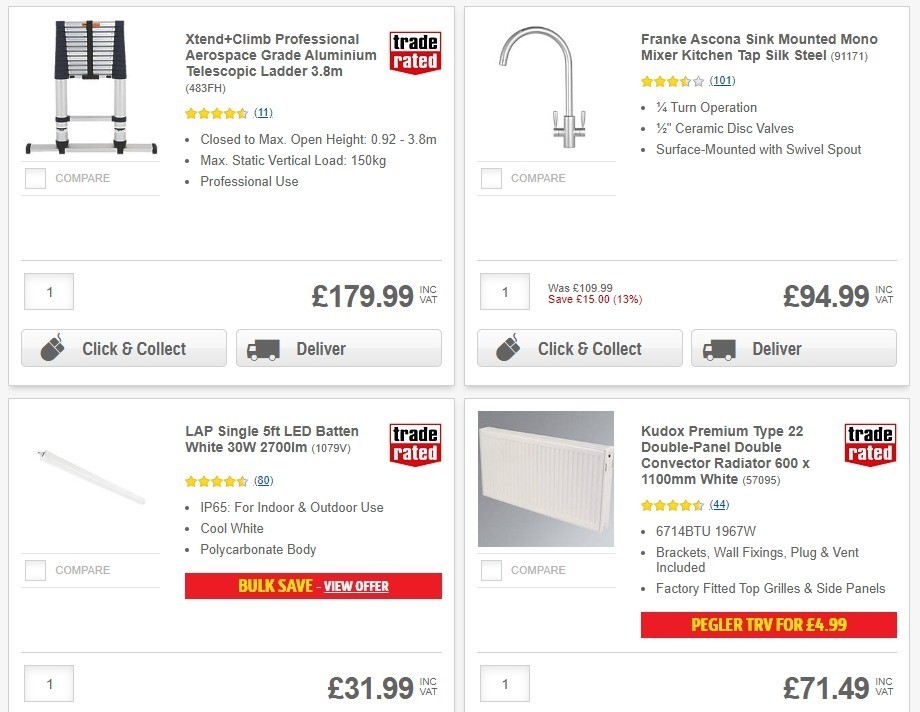 Screwfix Offers from 3 June