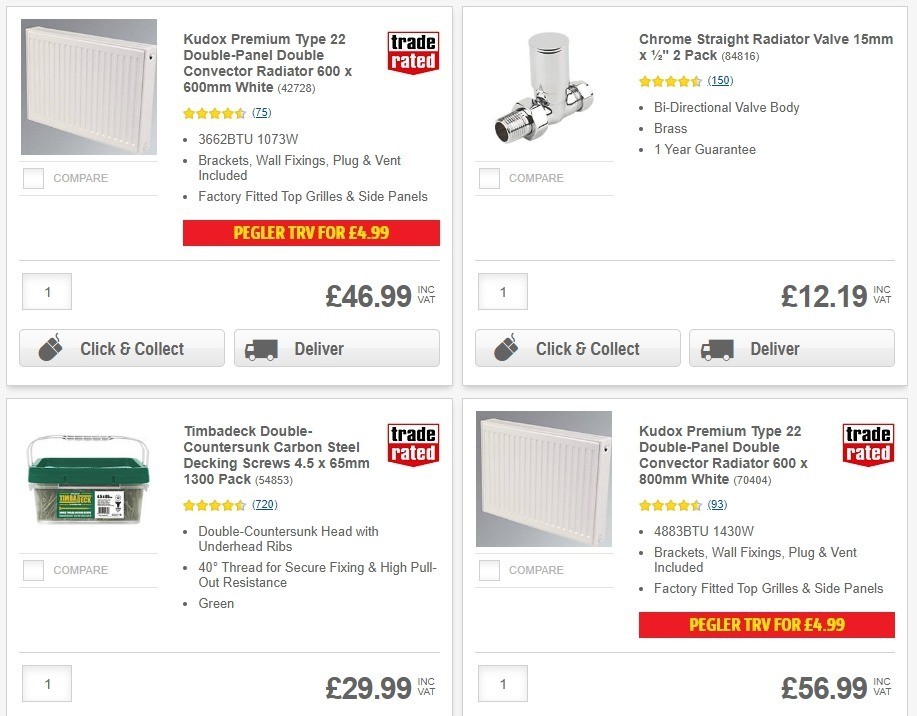 Screwfix Offers from 3 June