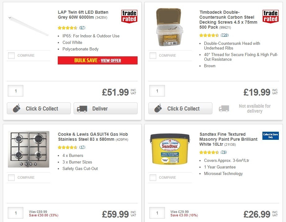 Screwfix Offers from 3 June