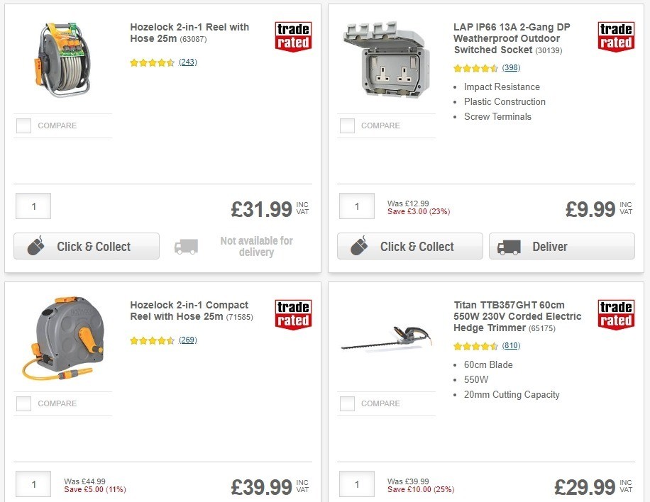 Screwfix Offers from 3 June