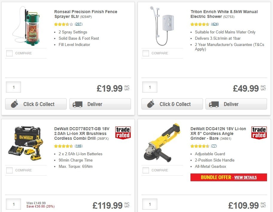 Screwfix Offers from 3 June