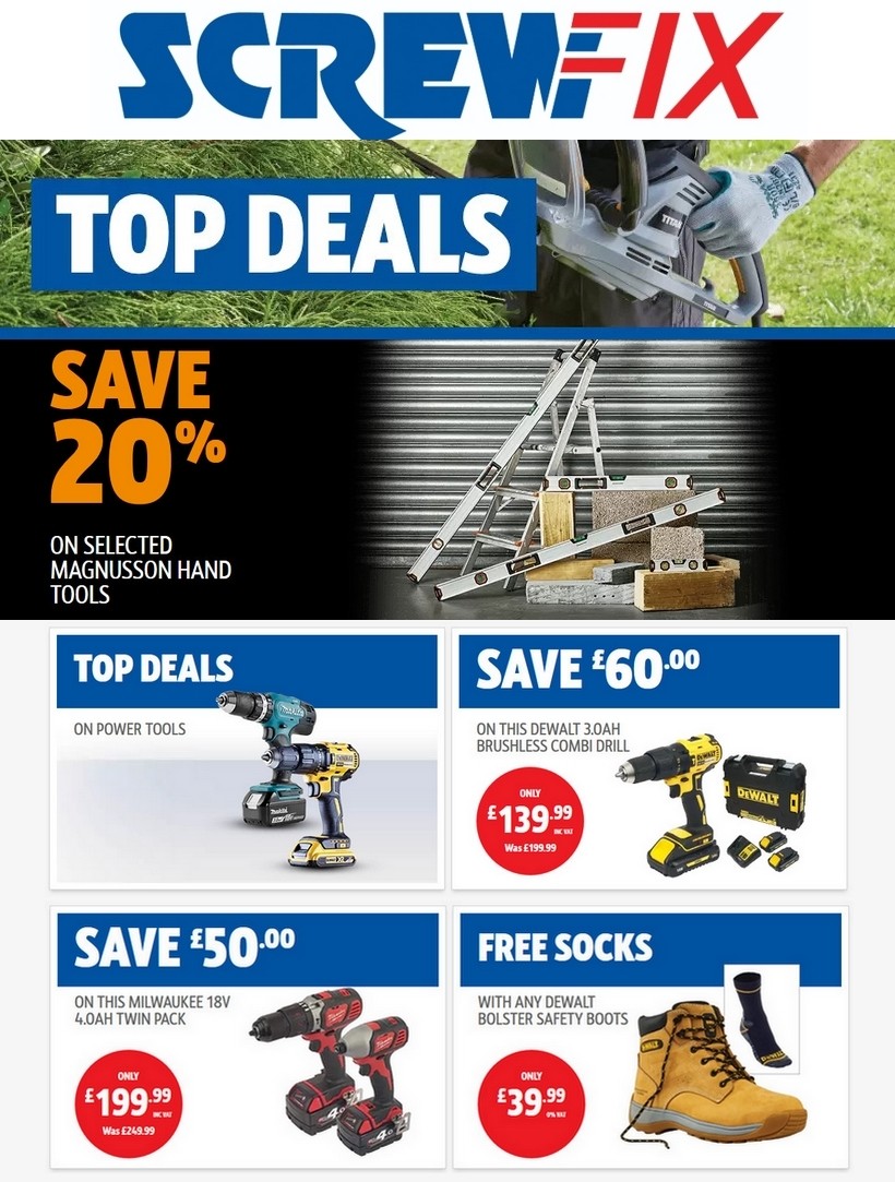 Screwfix Offers from 9 July