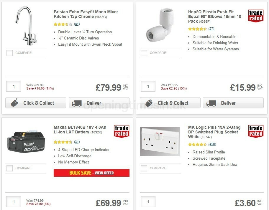 Screwfix Offers from 29 July