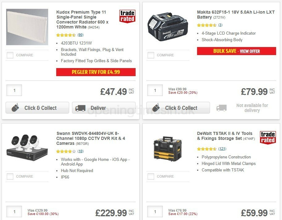 Screwfix Offers from 29 July