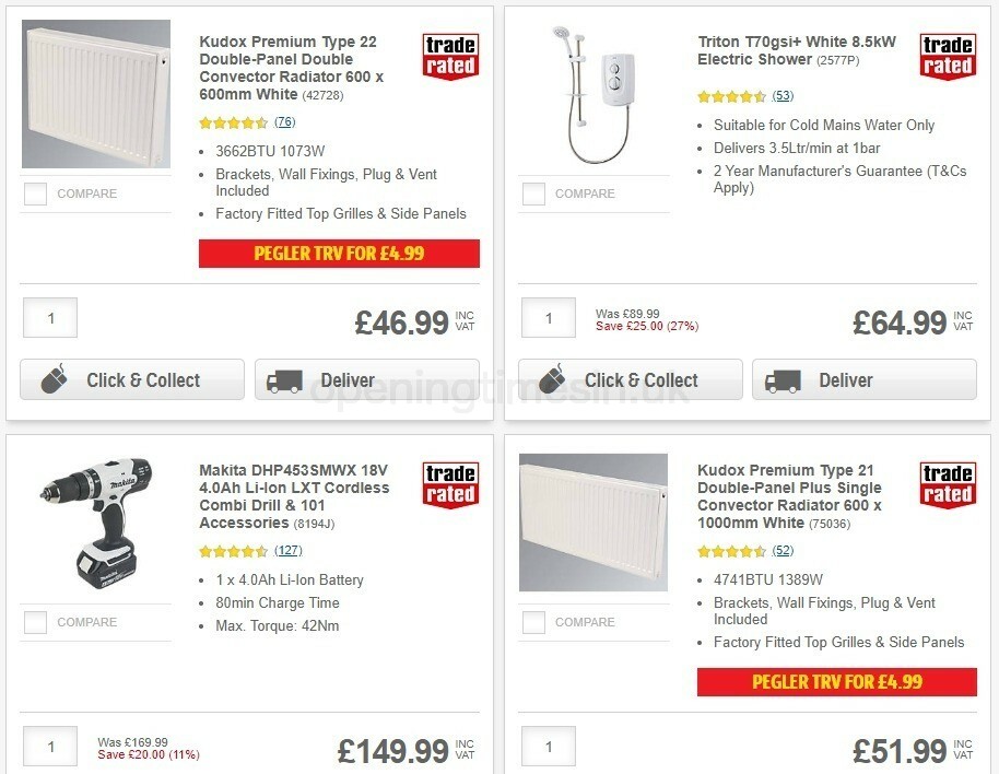 Screwfix Offers from 29 July