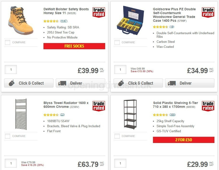 Screwfix Offers from 29 July