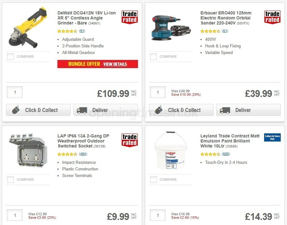 Screwfix Offers from 29 July