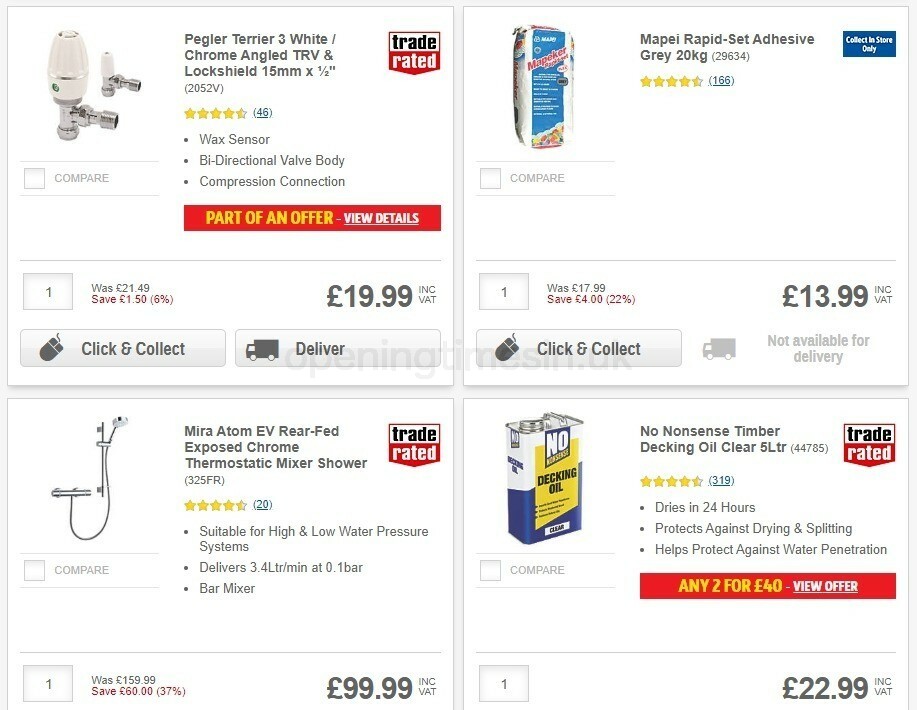 Screwfix Offers from 29 July