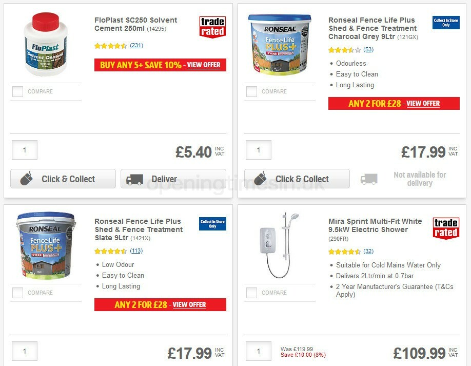 Screwfix Offers from 5 September