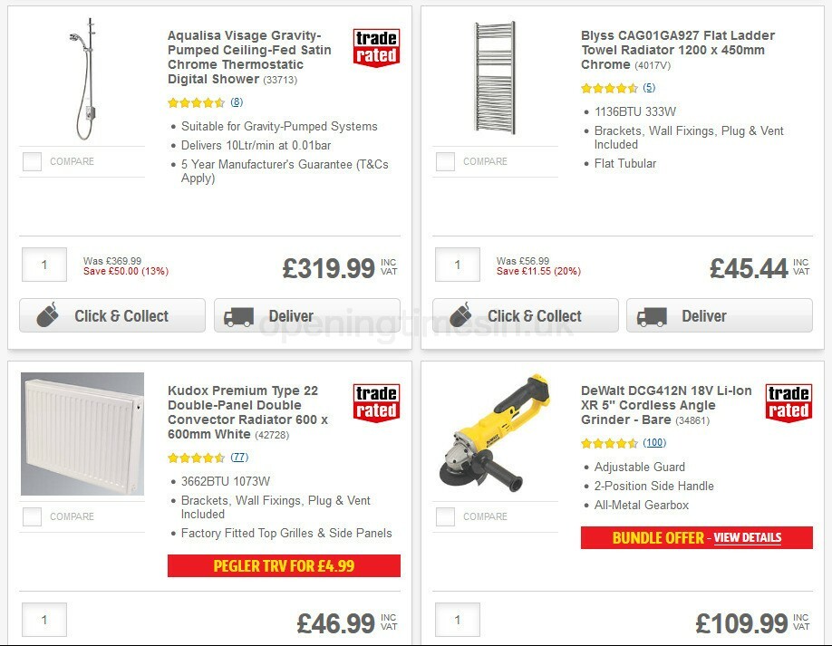 Screwfix Offers from 5 September